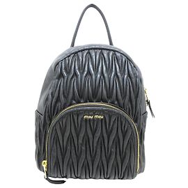 Miu Miu Matelassé Schwarz