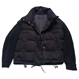 All Saints Quinn Puffer Jacke schwarz Schwarz