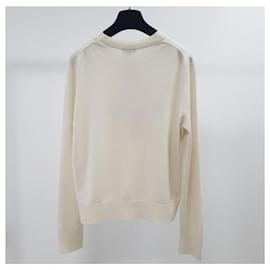 Chanel-Maglione maglione girocollo Chanel La Pausa-Bianco