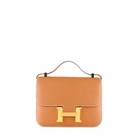 Hermès-HERMES Handtaschen T.  Leder-Braun