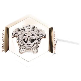 Versace Medusa Head Ring Gold Base Metal 13 Golden