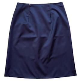 Bottega Veneta-Skirts-Navy blue