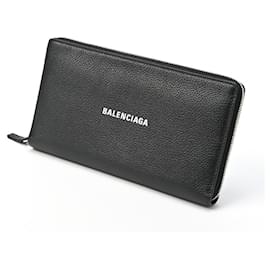Balenciaga-Balenciaga Continental Zip Around-Black