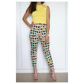 Versace Jeans Couture-Un pantalon, leggings-Multicolore