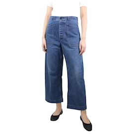 Autre Marque-Calça jeans azul de perna larga - tamanho UK 10-Azul