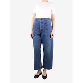 Autre Marque-Blue wide-leg jeans - size UK 10-Blue