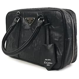 Prada-Prada Noir Moyen Antique Re Edition 2001-Noir