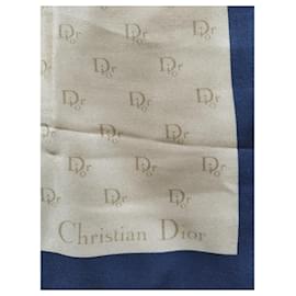 Christian Dior-Christian Dior Dior-Quadrat aus mehrfarbiger Seide-Mehrfarben