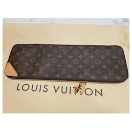 Louis Vuitton-Louis Vuitton Monogram Etuy 5 Clavat Tie Case M47535-Brown