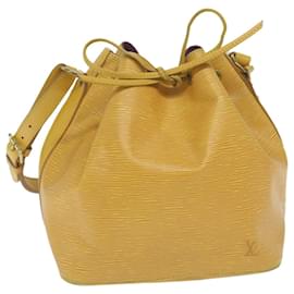 Louis Vuitton-LOUIS VUITTON Epi Petit Noe Shoulder Bag Tassili Yellow M44109 LV Auth 61356-Other