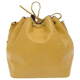 Louis Vuitton-LOUIS VUITTON Epi Petit Noe Shoulder Bag Tassili Yellow M44109 LV Auth 61356-Other
