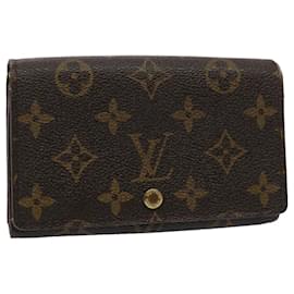 Louis Vuitton-LOUIS VUITTON Monogram Portefeuille Tresol Wallet M61736 Auth LV 61553-Monogramme
