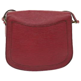 Louis Vuitton-LOUIS VUITTON Epi Saint Cloud GM Shoulder Bag Red M52197 LV Auth bs10589-Red
