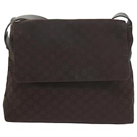 Gucci-gucci bolso de hombro de lona con GG marrón 272351 EP de autenticación2534-Castaño