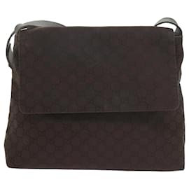 Gucci-gucci GG Canvas Shoulder Bag brown 272351 Auth ep2534-Brown