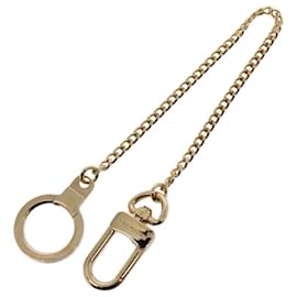 Louis Vuitton-LOUIS VUITTON Chainne Anneau Cles Key Ring Gold Tone M58021 LV Auth 60613-Other