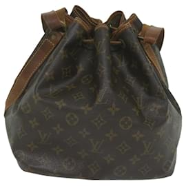 Louis Vuitton-Bolsa de ombro LOUIS VUITTON Monogram Petit Noe M42226 LV Auth th4344-Monograma