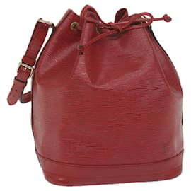 Louis Vuitton-LOUIS VUITTON Epi Noe Shoulder Bag Red M44007 LV Auth 61358-Red