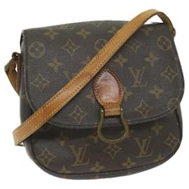 Louis Vuitton-LOUIS VUITTON Monogram Saint Cloud MM Shoulder Bag M51243 LV Auth 61460-Monogram