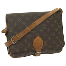 Louis Vuitton-LOUIS VUITTON Monogram Cartouchiere GM Umhängetasche Vintage M51252 Auth ar10976b-Monogramm