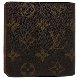 Louis Vuitton-Boletos LOUIS VUITTON Monogram Porte 6 Estojo para cartão de crédito Cartes M60929 auth 61777-Monograma