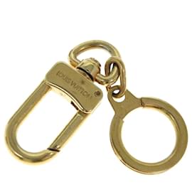 Louis Vuitton-LOUIS VUITTON Anneau Cles Key Holder Metal Gold Tone LV Auth 61060-Other