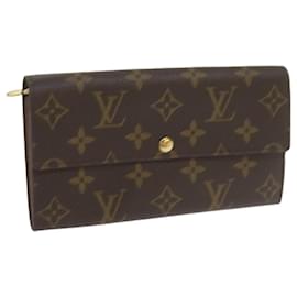 Louis Vuitton-LOUIS VUITTON Monogram Portefeuille Sarah Long Wallet M60531 LV Auth am5355-Monogramme