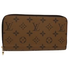 Louis Vuitton-LOUIS VUITTON Monogram Reverse Zippy Wallet Lange Geldbörse M82444 LV Auth 60083S-Andere