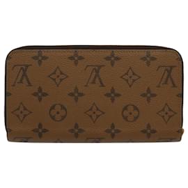 Louis Vuitton-LOUIS VUITTON Monogram Reverse Zippy Wallet Long Wallet M82444 LV Auth 60083S-Other