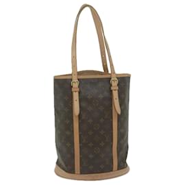 Louis Vuitton-LOUIS VUITTON Monogram Bucket GM Shoulder Bag M42236 LV Auth ar10990b-Monogram