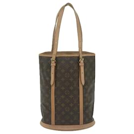 Louis Vuitton-LOUIS VUITTON Monogram Bucket GM Shoulder Bag M42236 LV Auth ar10990b-Monogram