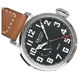 Zénith-ZENITH Pilot's Aeronef Type20 gmt 03.2430.693/21.C723 Mens-Silvery