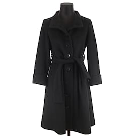 Agnès b.-Wool coat-Black