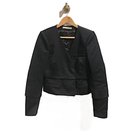 Balenciaga-BALENCIAGA  Jackets T.fr 40 Wool-Black