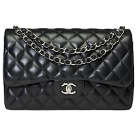 Chanel-Sac Chanel Timeless/classic black leather - 101638-Black