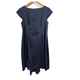 Saint Laurent-SAINT LAURENT  Dresses T.fr 38 cotton-Blue