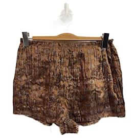 Khaite-Pantalones cortos KHAITE.US 4 Viscosa-Camello