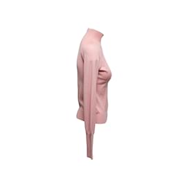 Louis Vuitton-Maglione a collo alto in cashmere rosa chiaro Louis Vuitton taglia US M-Rosa
