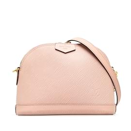 Louis Vuitton-Pink Louis Vuitton Epi Mini Alma Crossbody Bag-Pink