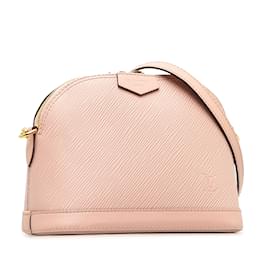 Louis Vuitton-Pink Louis Vuitton Epi Mini Alma Crossbody Bag-Pink