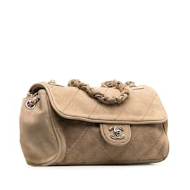 Chanel-Bolso de hombro tipo acordeón Chanel Ultimate Stitch color canela-Camello