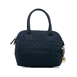 Dior-Blue Dior Cannage Nylon Handbag-Blue