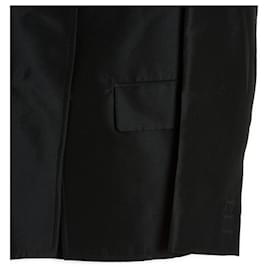 Louis Vuitton-Seda mínima FR36 Tão preto-Preto