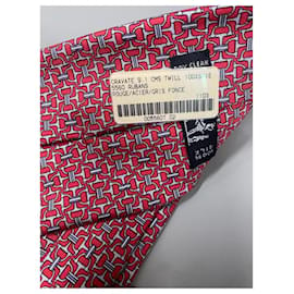 Hermès-Nova gravata Hermes-Vermelho