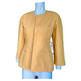 Chanel elegant suit jacket / Peacoat Yellow