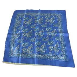 Nina Ricci pañuelo de seda, Motivos de cachemir. Mezclado. Multicolor