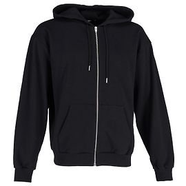 Céline Sudadera con capucha de polar suelta Celine en algodón negro Negro