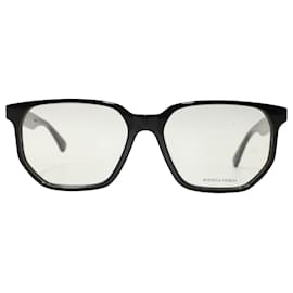 Bottega Veneta-Bottega Veneta B.V1097O-Brille mit D-Rahmen aus schwarzem Acetat-Schwarz