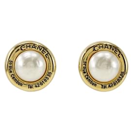 Chanel-31 Rue Cambon Clip On Earrings-Golden