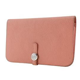 Hermès-Togo Dogon Brieftasche-Pink